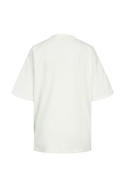 Футболка женская Jack Jones Jxvalerıa Ovs Ss Tee Jrs Sn бежевая - 8