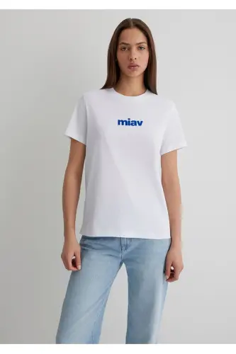 футболка женская regular fit с принтом 