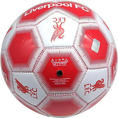 Футбольный мяч Icon Sports Liverpool F.C. Оригинальный официальный лицензированный размер 2 - 2