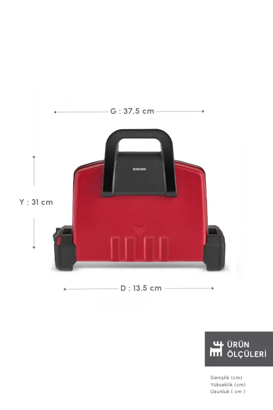 Future Essential Toaster Matte Red 1800 W - 2