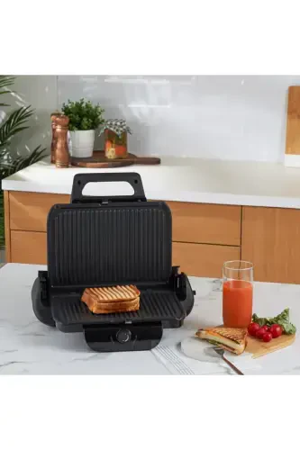 Future Plus Bio Diamond Antibacterial Black Grill and Toaster-black - KARACA (1)