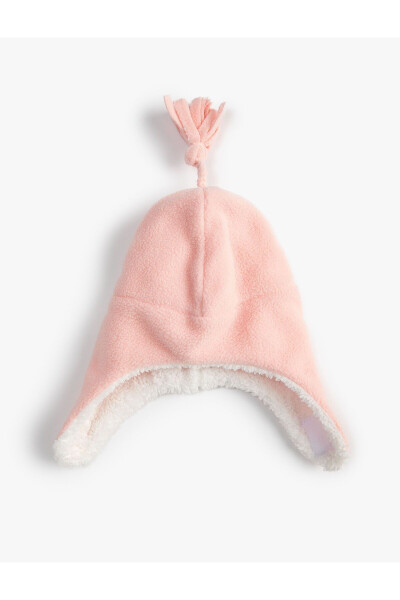 Fuzzy earflap hat with fleece lining - 4