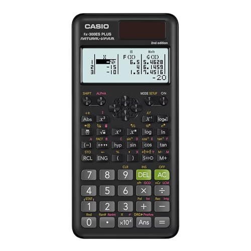Casio fx-300ES Plus 2nd Edition – Standard Scientific Calculator | 262 Functions, Natural Textbook Display℠ | Ideal for Middle School, High School Math, Statistics & Algebra | Black - Casio (1)