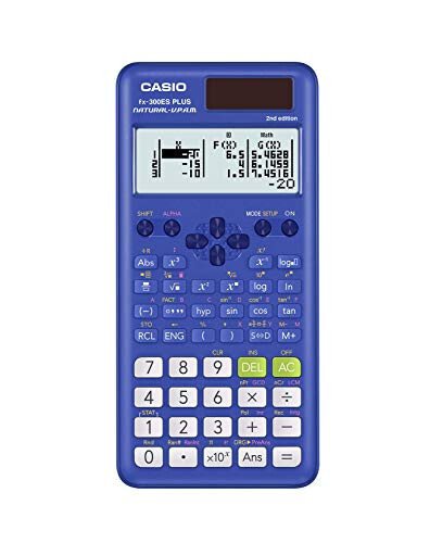 Casio fx-300ES Plus 2nd Edition – Standard Scientific Calculator | 262 Functions, Natural Textbook Display℠ | Ideal for Middle School, High School Math, Statistics & Algebra | Blue - Casio