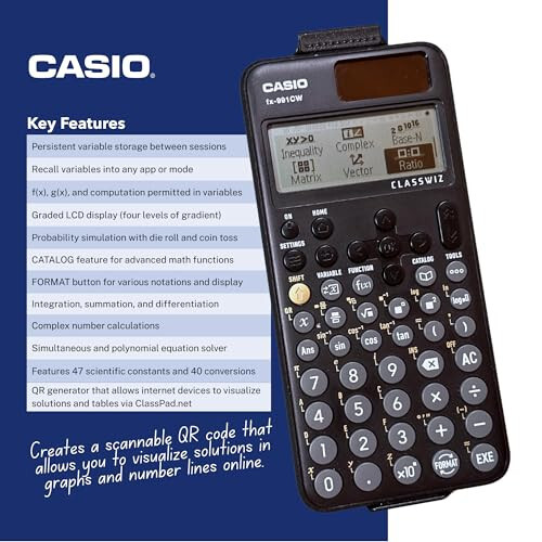 FX-991CW Advanced Scientific Calculator - 5