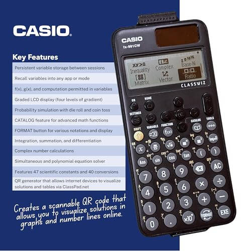 FX-991CW ilg'or matematik kalkulyatori - 5