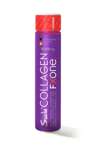 FXONE Portakal Shot - Tip I-II-III Kolajen + C,Zn,K2,D3,Hyaluronik | Eklem Sağlığı | 40mlx30 - SUDA COLLAGEN (1)