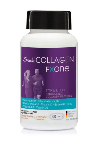 Fxone Тип I-II-III Коллаген 60 таблеток (Коллаген - МСМ - Глюкозамин - Хондроитин - Экстракт астрагала) - 1