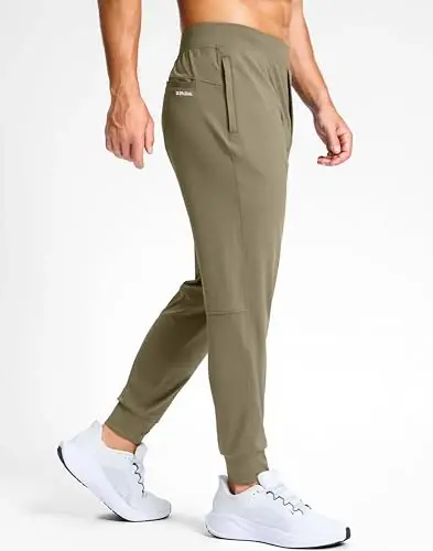 G Gradual Men's Golf Joggers Pants with Zipper Pockets Stretch Sweatpants Slim Fit Track Pants Joggers for Men Work Running - 2