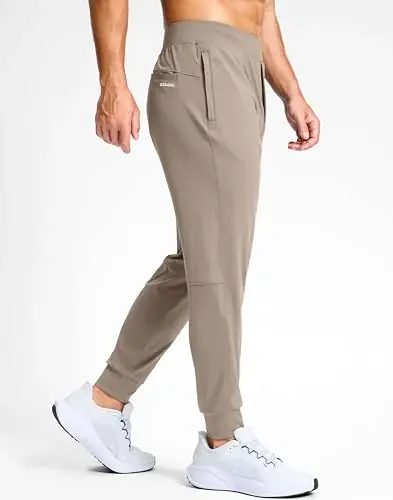 G Gradual Men's Golf Joggers Pants with Zipper Pockets Stretch Sweatpants Slim Fit Track Pants Joggers for Men Work Running - 2