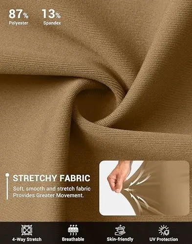 G Gradual Men's Golf Joggers Pants with Zipper Pockets Stretch Sweatpants Slim Fit Track Pants Joggers for Men Work Running - 4