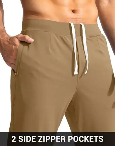 G Gradual Men's Golf Joggers Pants with Zipper Pockets Stretch Sweatpants Slim Fit Track Pants Joggers for Men Work Running - 5