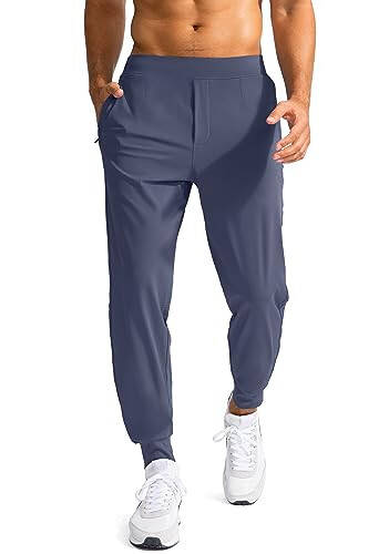 G Erkek Golf Jogger Pantolonu Fermuarlı Cepli Esnek Terli Pantolon Slim Fit Track Pantolon Erkekler İçin Çalışma Koşu - 1