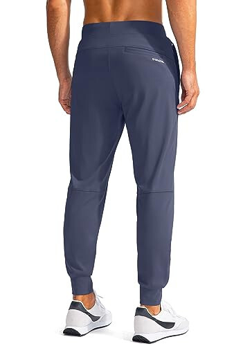 G Erkek Golf Jogger Pantolonu Fermuarlı Cepli Esnek Terli Pantolon Slim Fit Track Pantolon Erkekler İçin Çalışma Koşu - 3