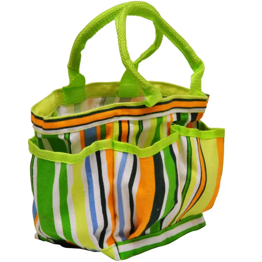 G & F 10012 JustForKids Kids Garden Tools Set with Tote Hand Rake Shovel Trowel of Metal, Age Kids- - 1