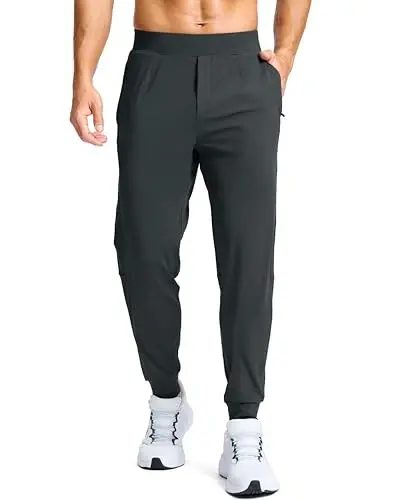 G Gradual Men's Golf Joggers Pants with Zipper Pockets Stretch Sweatpants Slim Fit Track Pants Joggers for Men Work Running - 1