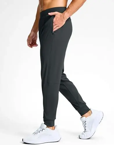 G Gradual Men's Golf Joggers Pants with Zipper Pockets Stretch Sweatpants Slim Fit Track Pants Joggers for Men Work Running - 2