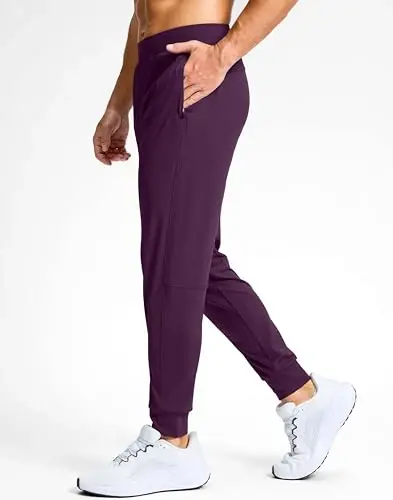 G Gradual Men's Golf Joggers Pants with Zipper Pockets Stretch Sweatpants Slim Fit Track Pants Joggers for Men Work Running - 2