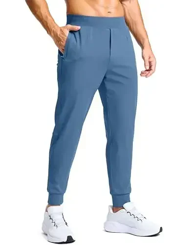 G Gradual Men's Golf Joggers Pants with Zipper Pockets Stretch Sweatpants Slim Fit Track Pants Joggers for Men Work Running 