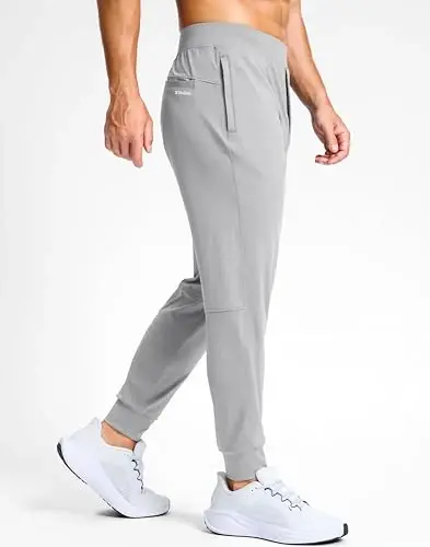 G Gradual Men's Golf Joggers Pants with Zipper Pockets Stretch Sweatpants Slim Fit Track Pants Joggers for Men Work Running - 2