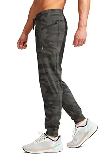 G Gradual Men's Joggers Pants with Zipper Pockets Stretch Athletic Sweatpants for Men Workout Jogging Running - 2