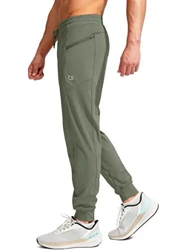 G Gradual Men's Joggers Pants with Zipper Pockets Stretch Athletic Sweatpants for Men Workout Jogging Running - 2