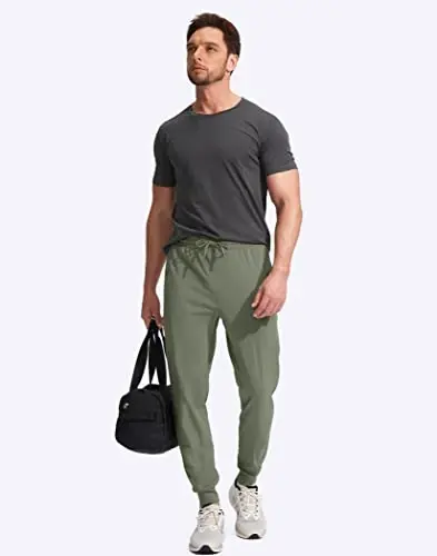 G Gradual Men's Joggers Pants with Zipper Pockets Stretch Athletic Sweatpants for Men Workout Jogging Running - 6