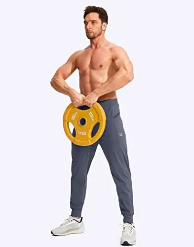 G Gradual Men's Joggers Pants with Zipper Pockets Stretch Athletic Sweatpants for Men Workout Jogging Running - 6