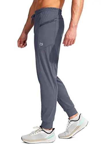 G Gradual Men's Joggers Pants with Zipper Pockets Stretch Athletic Sweatpants for Men Workout Jogging Running - 2