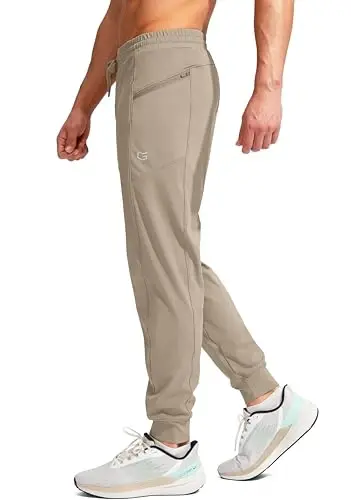 G Gradual Men's Joggers Pants with Zipper Pockets Stretch Athletic Sweatpants for Men Workout Jogging Running - 2