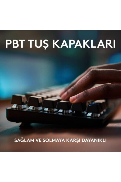 G G413 Se Tkl Yorug'likli Turkcha Q Mexanik Qora O'yin Klaviaturasi - 920-010564 - 11