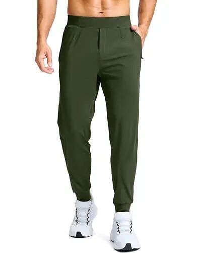 G Gradual Erkaklar uchun cho'ntakli fermuarli golf jogger shimi Stretch sport shimi Slim Fit trek shimi Erkaklar uchun ish va yugurish joggerlari - G
