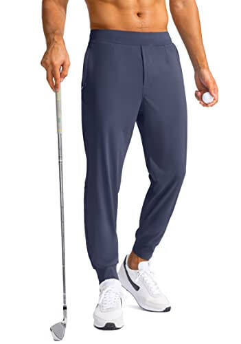 G Gradual Erkaklar uchun Golf Jogger Shimlari Fermuarli Cho'ntaklar bilan Cho'ziluvchan Ter Shimlari Slim Fit Track Shimlari Erkaklar uchun Ish Yugurish - 2