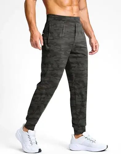G Gradual Men's Golf Joggers Pants with Zipper Pockets Stretch Sweatpants | 3 Pockets, Slim Fit, Flat Elastic Waistband, Workout Athletic Running Pants for Men - G (1)