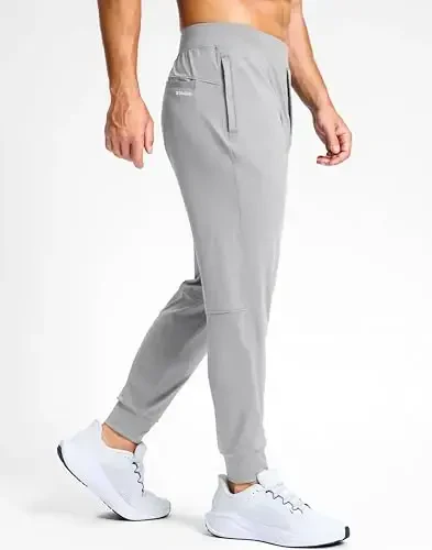 G Gradual Men's Golf Joggers Pants with Zipper Pockets Stretch Sweatpants Slim Fit Track Pants Joggers for Men Work Running - 2