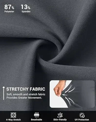 G Gradual Men's Golf Joggers Pants with Zipper Pockets Stretch Sweatpants Slim Fit Track Pants Joggers for Men Work Running - 4