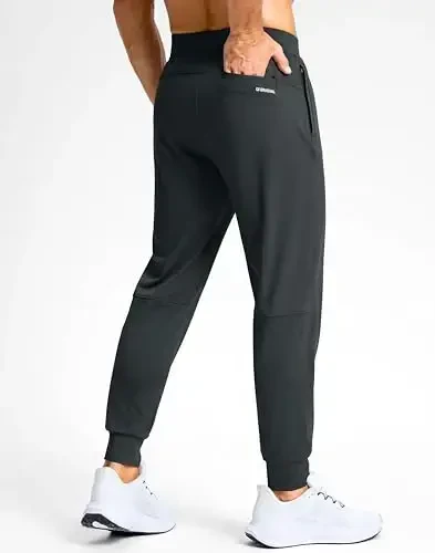 G Gradual Men's Golf Joggers Pants with Zipper Pockets Stretch Sweatpants Slim Fit Track Pants Joggers for Men Work Running - 3