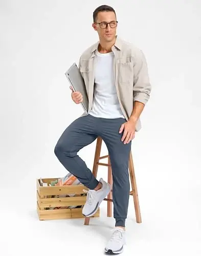 G Gradual Men's Golf Joggers Pants with Zipper Pockets Stretch Sweatpants Slim Fit Track Pants Joggers for Men Work Running - 7