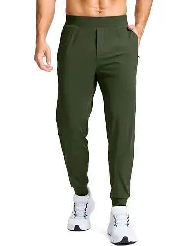 G Gradual Men's Golf Joggers Pants with Zipper Pockets Stretch Sweatpants Slim Fit Track Pants Joggers for Men Work Running - Modazone