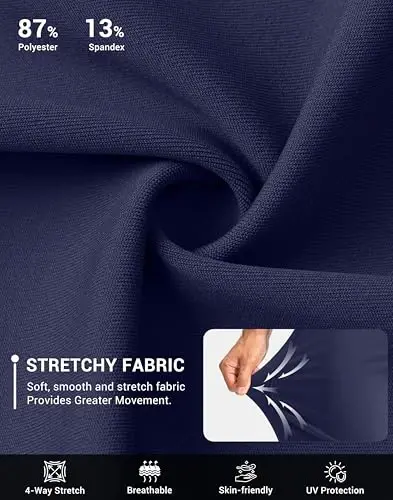 G Gradual Men's Golf Joggers Pants with Zipper Pockets Stretch Sweatpants Slim Fit Track Pants Joggers for Men Work Running - 4