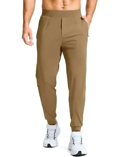 G Gradual Men's Golf Joggers Pants with Zipper Pockets Stretch Sweatpants Slim Fit Track Pants Joggers for Men Work Running 