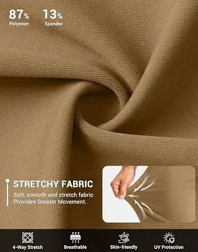 G Gradual Men's Golf Joggers Pants with Zipper Pockets Stretch Sweatpants Slim Fit Track Pants Joggers for Men Work Running - 4