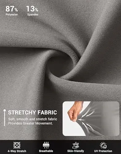 G Gradual Men's Golf Joggers Pants with Zipper Pockets Stretch Sweatpants Slim Fit Track Pants Joggers for Men Work Running - 4