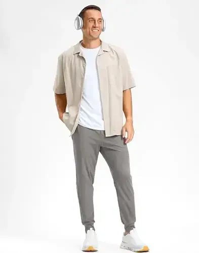 G Gradual Men's Golf Joggers Pants with Zipper Pockets Stretch Sweatpants Slim Fit Track Pants Joggers for Men Work Running - 7