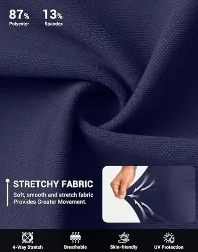 G Gradual Men's Golf Joggers Pants with Zipper Pockets Stretch Sweatpants Slim Fit Track Pants Joggers for Men Work Running - 4