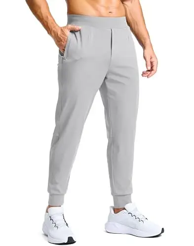 G Gradual Men's Golf Joggers Pants with Zipper Pockets Stretch Sweatpants Slim Fit Track Pants Joggers for Men Work Running 