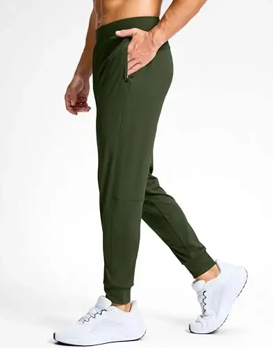 G Gradual Men's Golf Joggers Pants with Zipper Pockets Stretch Sweatpants Slim Fit Track Pants Joggers for Men Work Running - 2