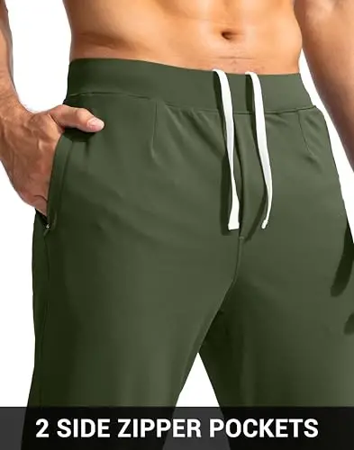 G Gradual Men's Golf Joggers Pants with Zipper Pockets Stretch Sweatpants Slim Fit Track Pants Joggers for Men Work Running - 6