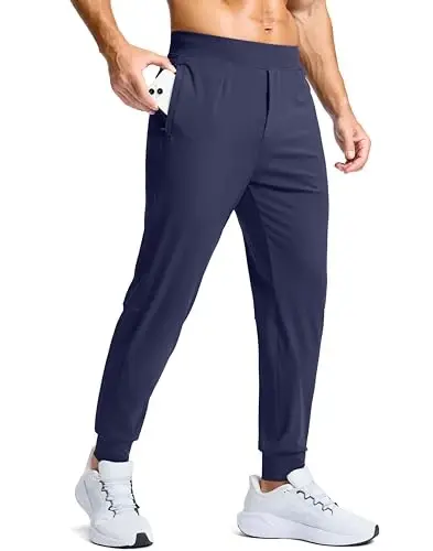 G Gradual Men's Golf Joggers Pants with Zipper Pockets Stretch Sweatpants Slim Fit Track Pants Joggers for Men Work Running - 1