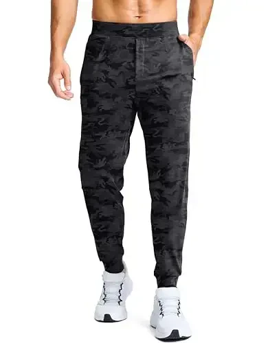 G Gradual Men's Golf Joggers Shim fermuar cho'ntaklar bilan Stretch sport shimlari Slim Fit Track Shimlar Erkaklar uchun Ish Yugurish 